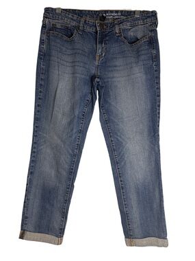 GAP Boyfriend Jeans in Medium Blue Denim, size 10